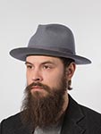 Шляпа BAILEY арт. 6140 DRAPER III (темно-серый)